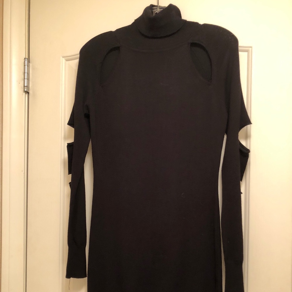Kim Kardashian Black banded cut out dress❤️